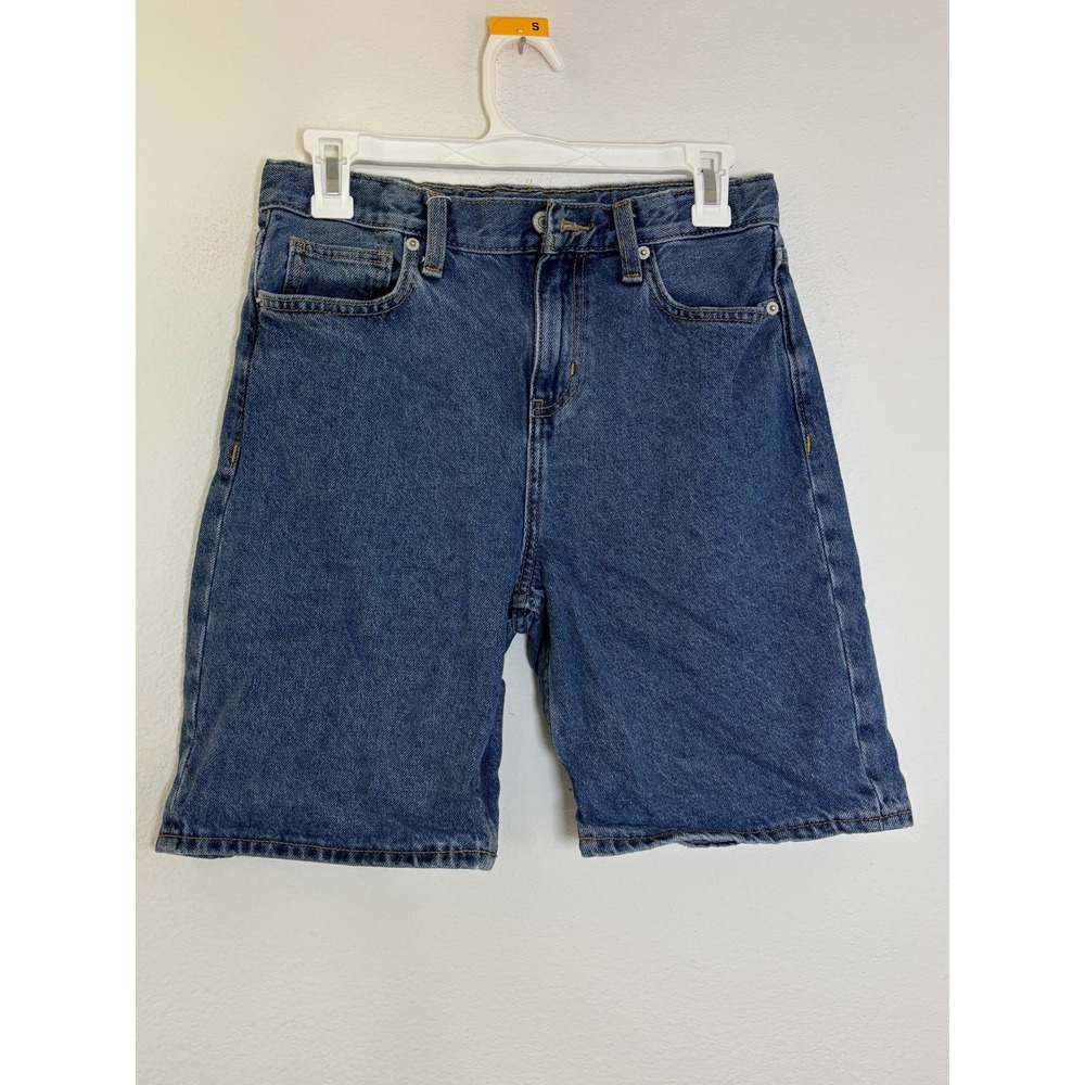 Old Navy Boys Baggy Built-In Tough Denim Shorts Blue Size 14